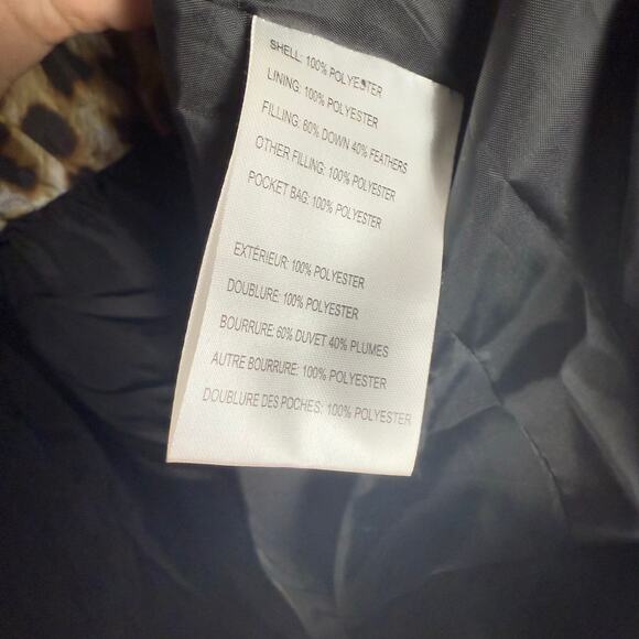 Laundry by Shelli Segal Black Insulated Down Puffer Jacket Size Large - Picture 9 of 12